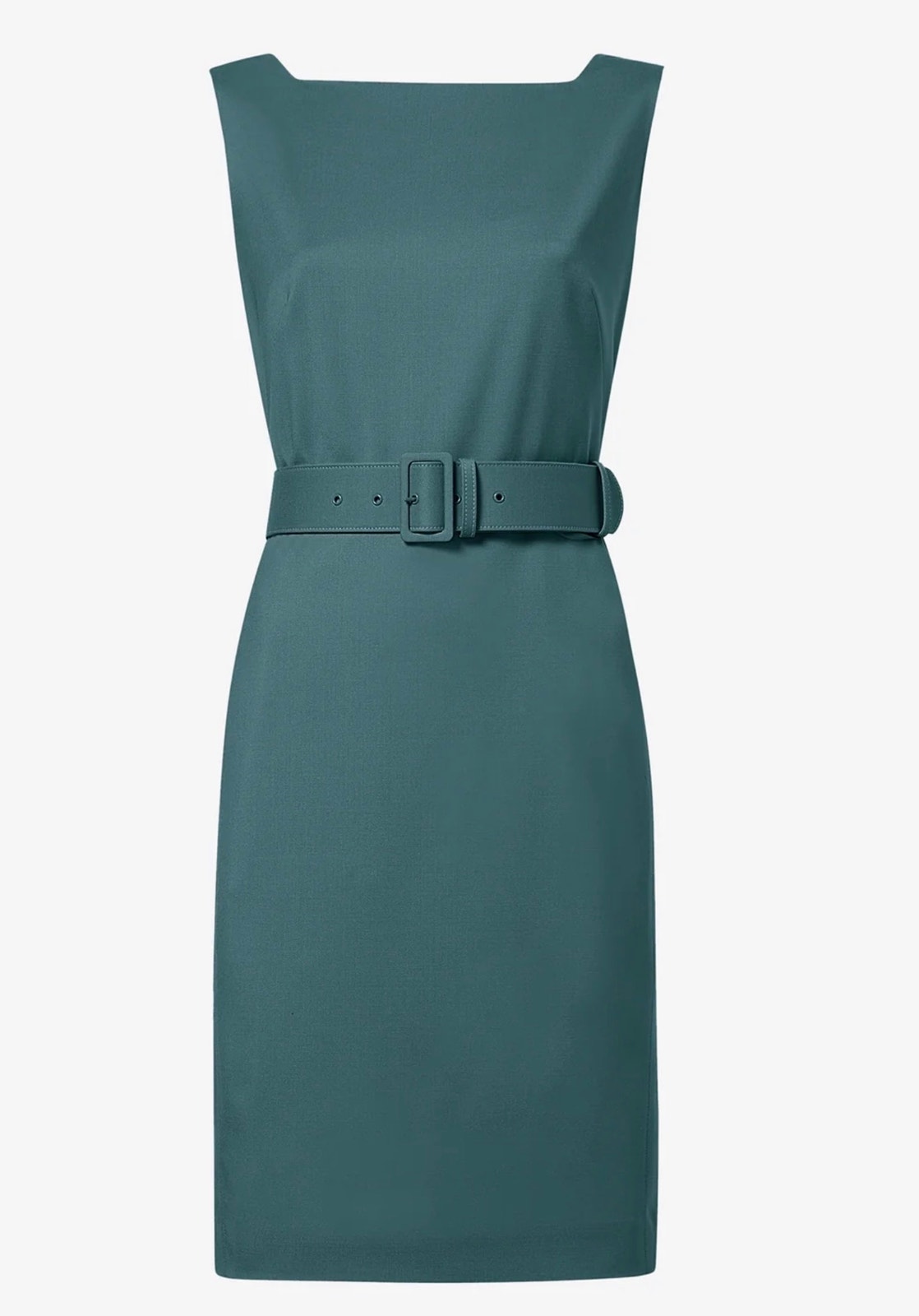 M.M. Lafleur The Cynthia Belted Dress - Italian Wool Twill
